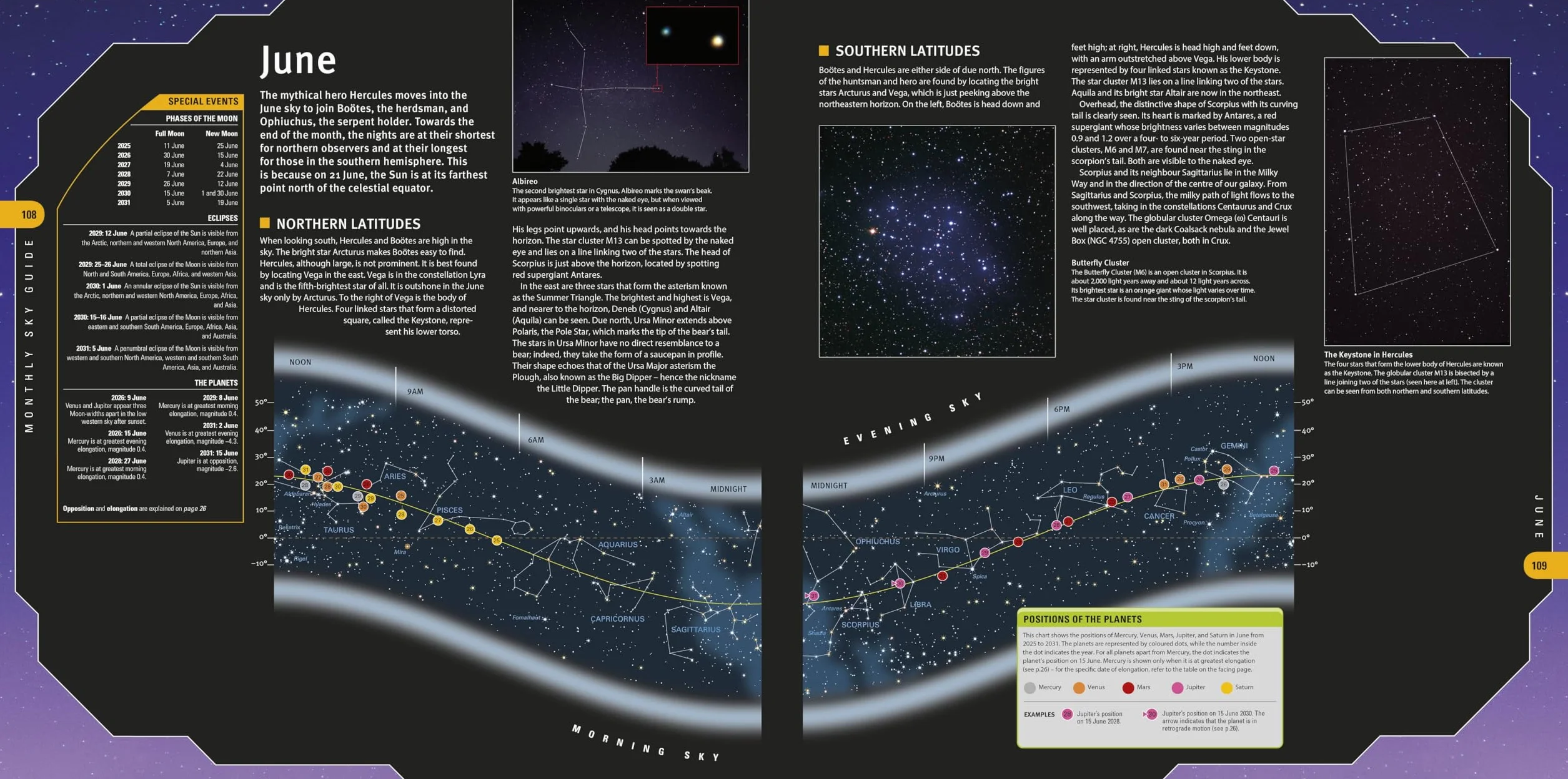 Planisphere and Starfinder with Easy-to-Use Planisphere