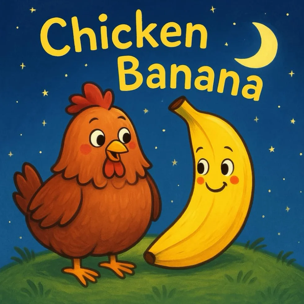 Chicken & Banana: A joyful bedtime story about two best friends