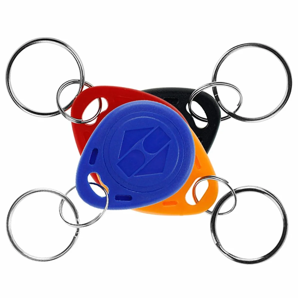Karta dostępu RFID 125 kHz EM4100 TK4100 Brelok Smart ID 10 sztuk Mix Color