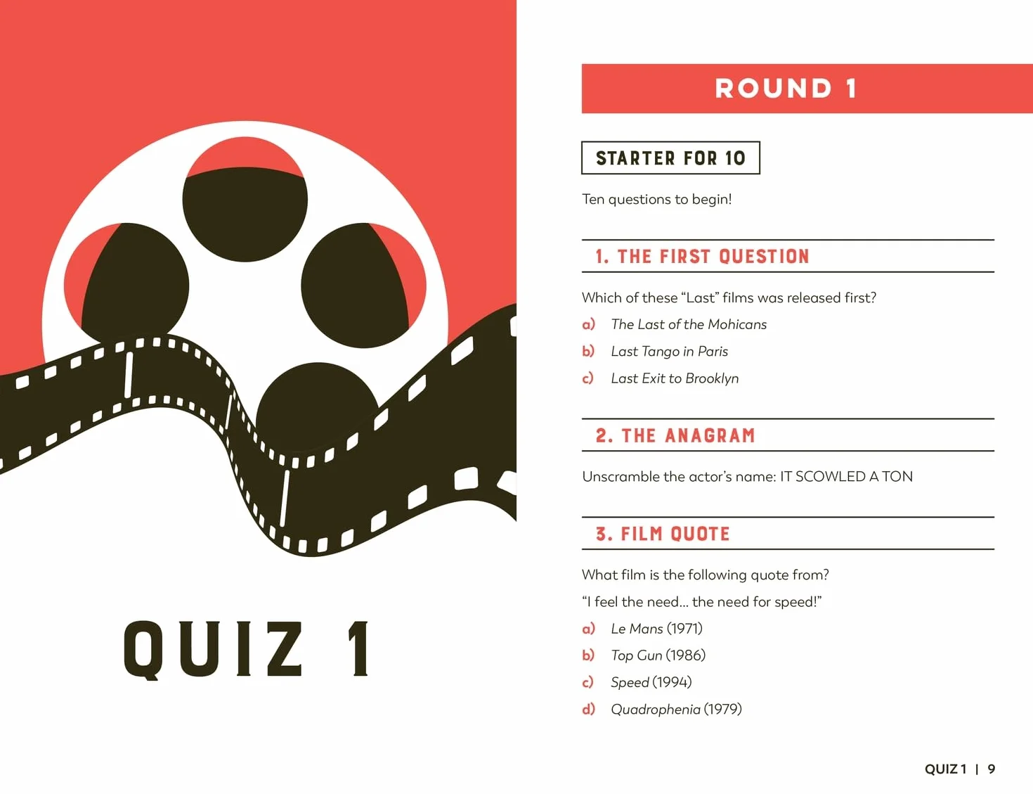 The Movie Lover's Quiz Book: Over 900 Questions on Films, Stars & Directors