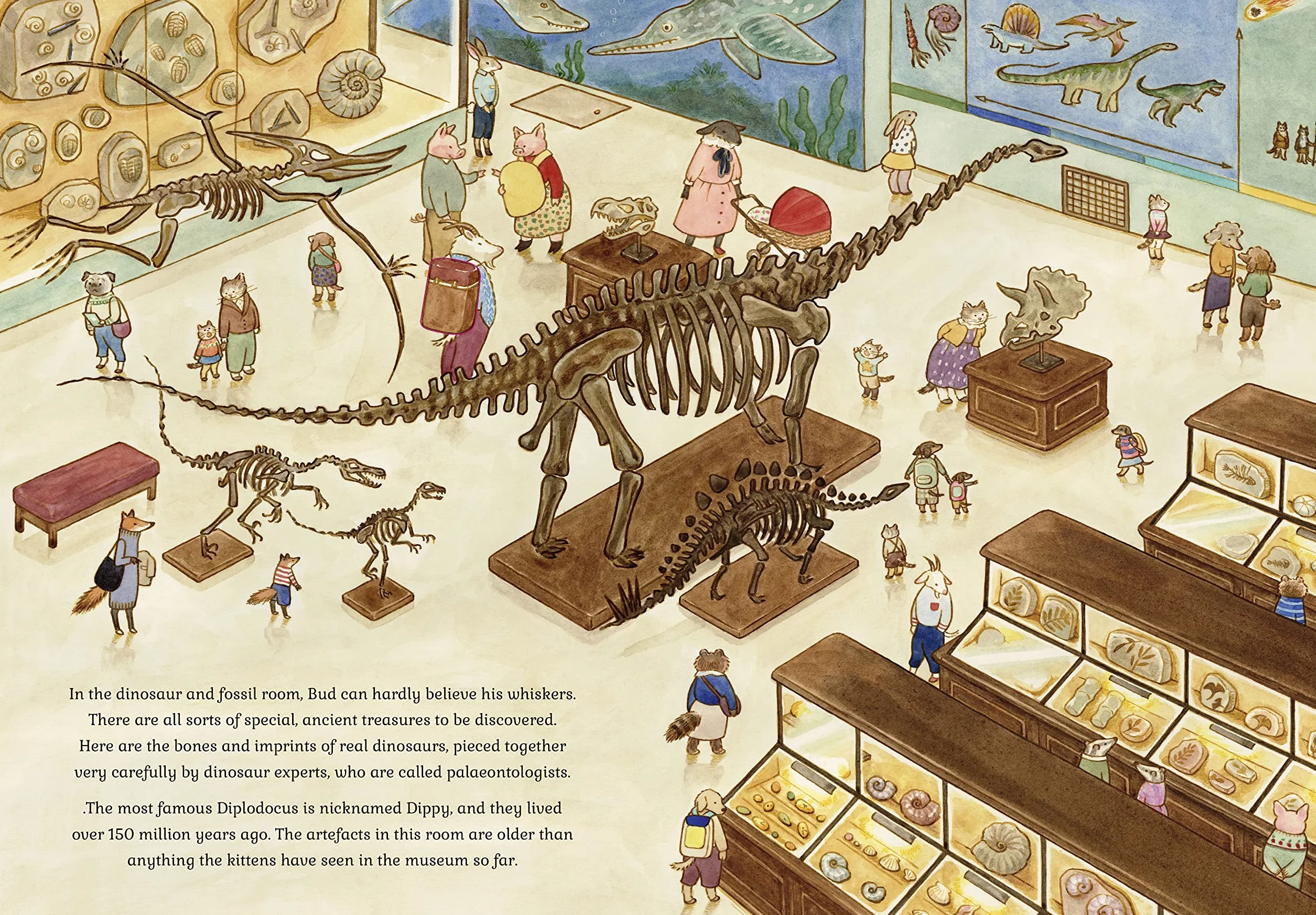 Cat Family at The Museum: A Lift-the-Flap Book with over 140 Flaps: Volume 2
