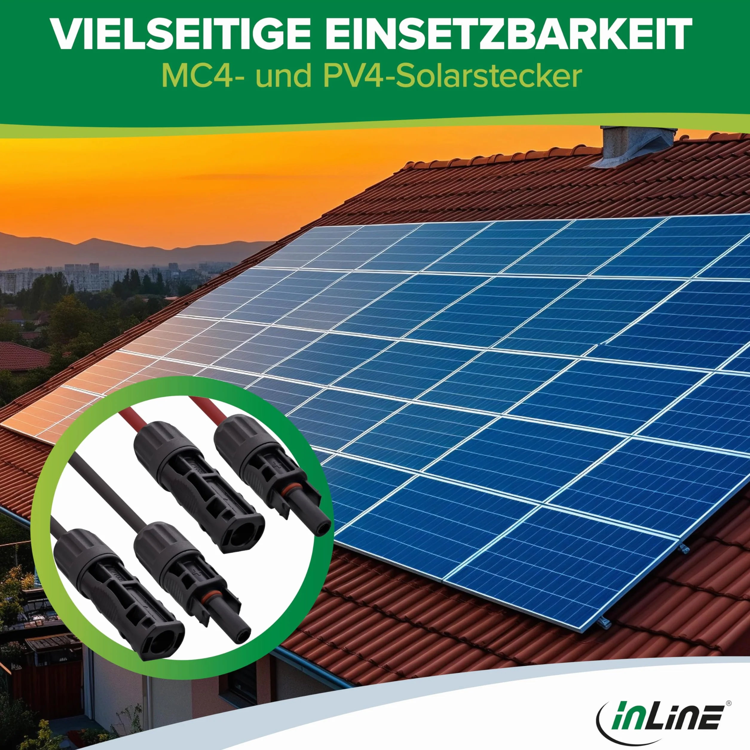 InLine Klucz montażowy do wtyczki solarnej MC4 / PV4, zestaw 2 sztuk, wytrzymały i trwały, wydajna instalacja, 94103