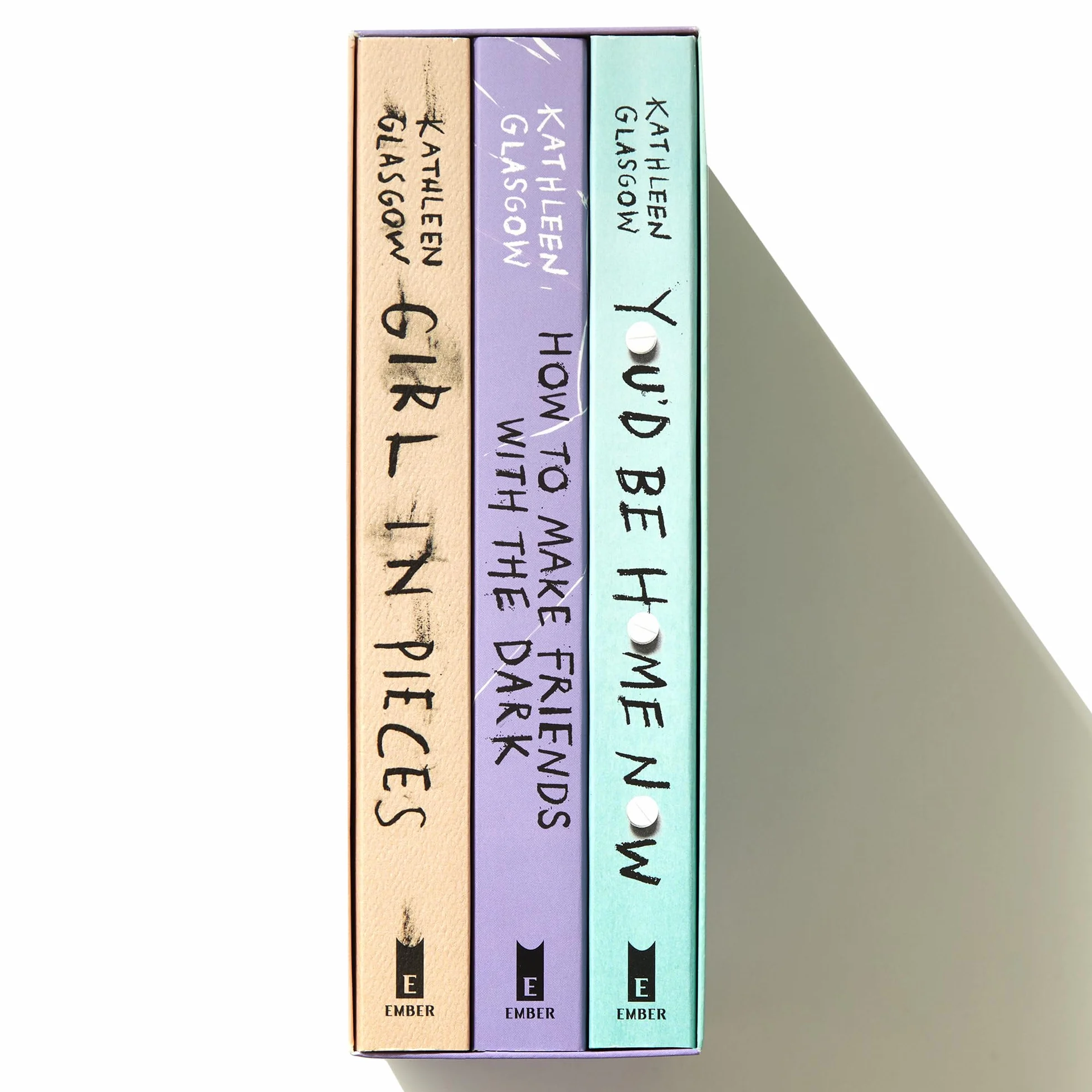 Kathleen Glasgow Three-Book Boxed Set: Girl in Pieces; How to Make Friends with the Dark; You'd Be Home Now