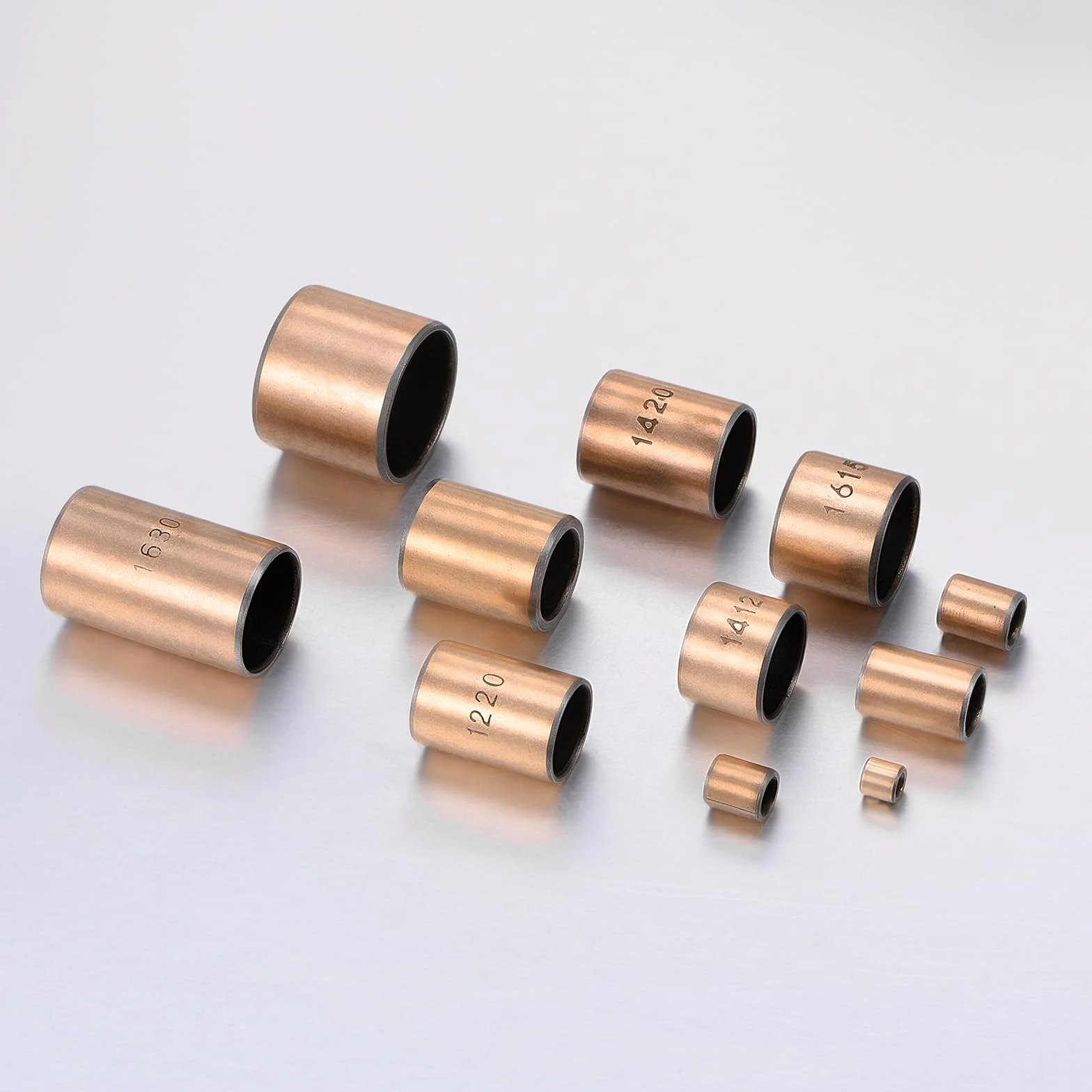 QUARKZMAN Łożyska tulejowe otworu 5 mm x średnica zewnętrzna 7 mm x długość 8 mm gładkie łożyska tuleje owinięte bezolejowe do przesuwnych części maszyn, 10 sztuk