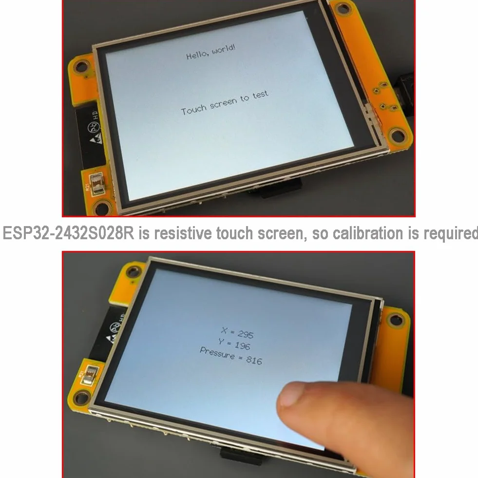 DIYmalls 2,8-calowy ESP32 wyświetlacz ESP32-2432S028R moduł rezystancyjny ekran dotykowy 240x320 TFT LCD ESP-32 płytka rozwojowa + akrylowa obudowa do Arduino