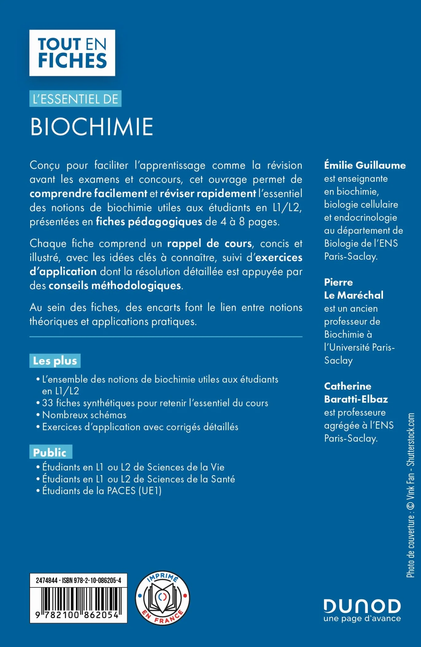 Biochimie Licence 1 2 PASS 2e éd.
