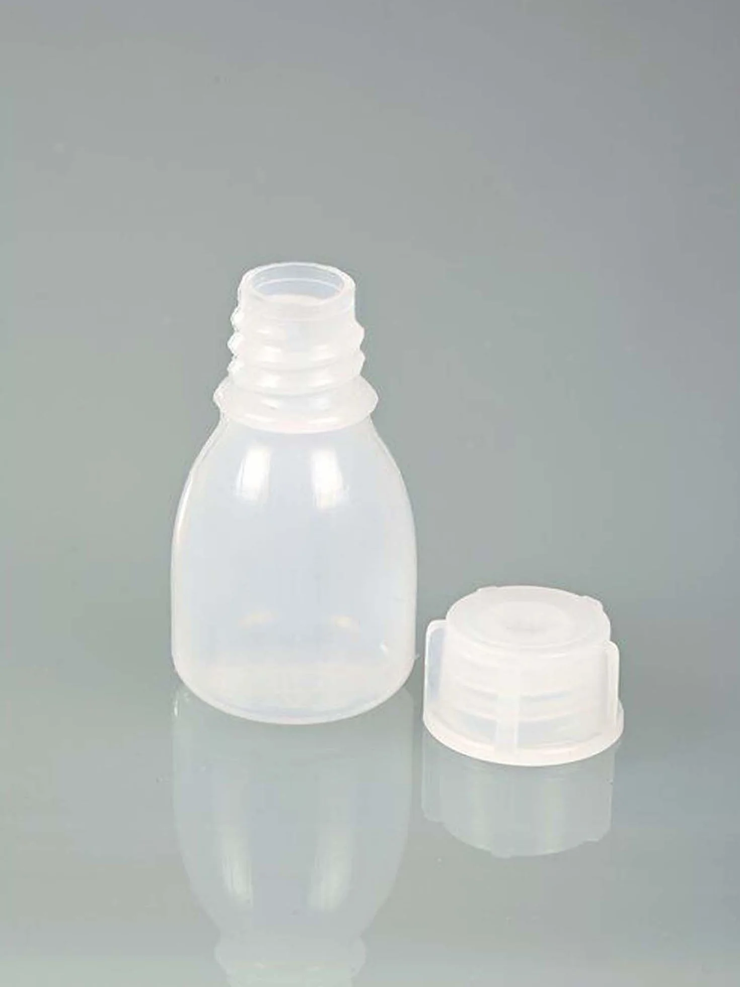 Bürkle LDPE butelka z wąską szyjką 10 ml przezroczysta