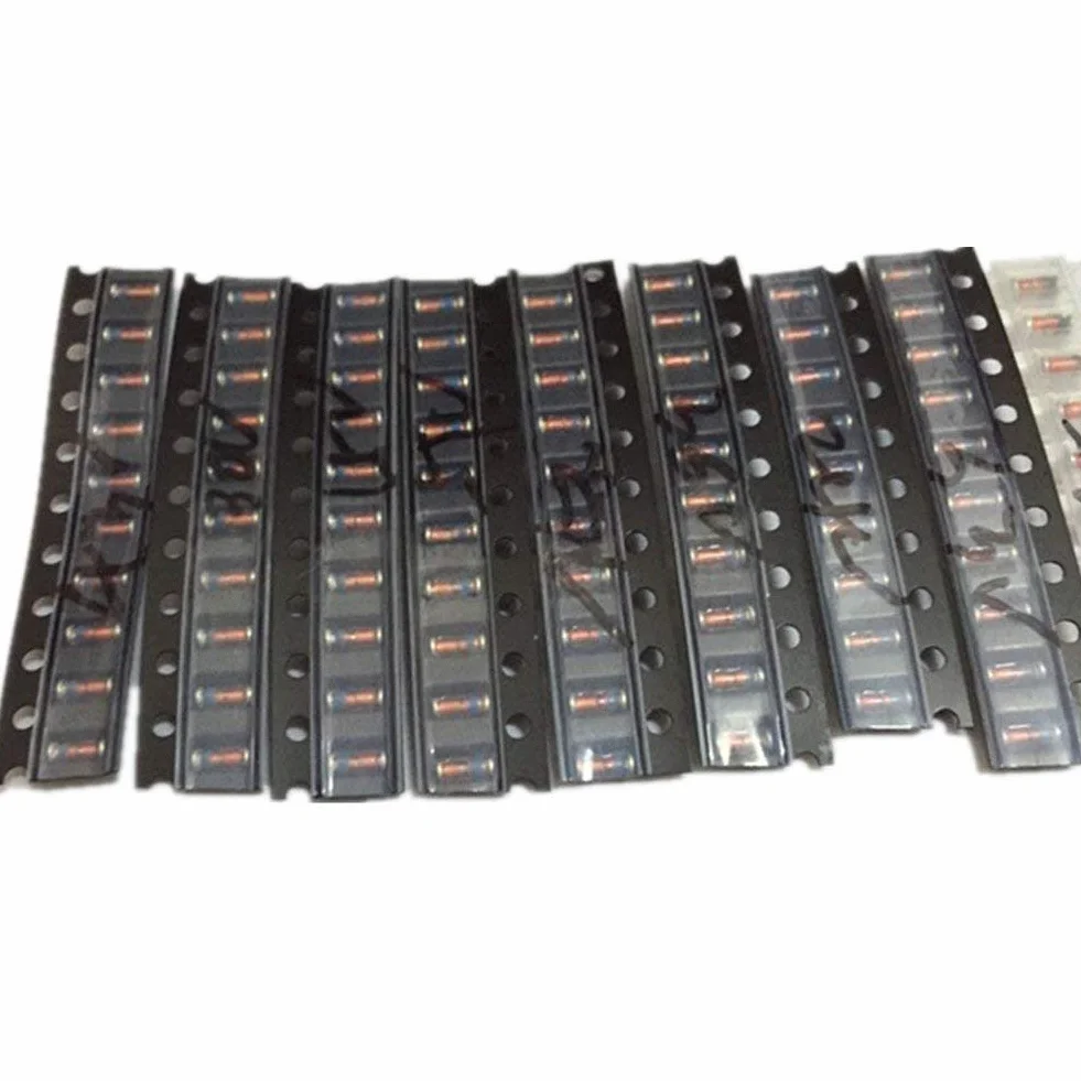 DollaTek 220 szt. 1206 SMD Zenera zestaw LL34 0,5 W 3V-51V