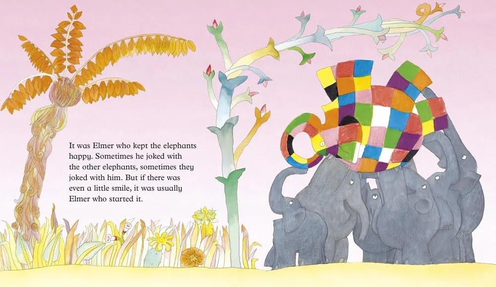 Elmer Book and Toy Gift Set
