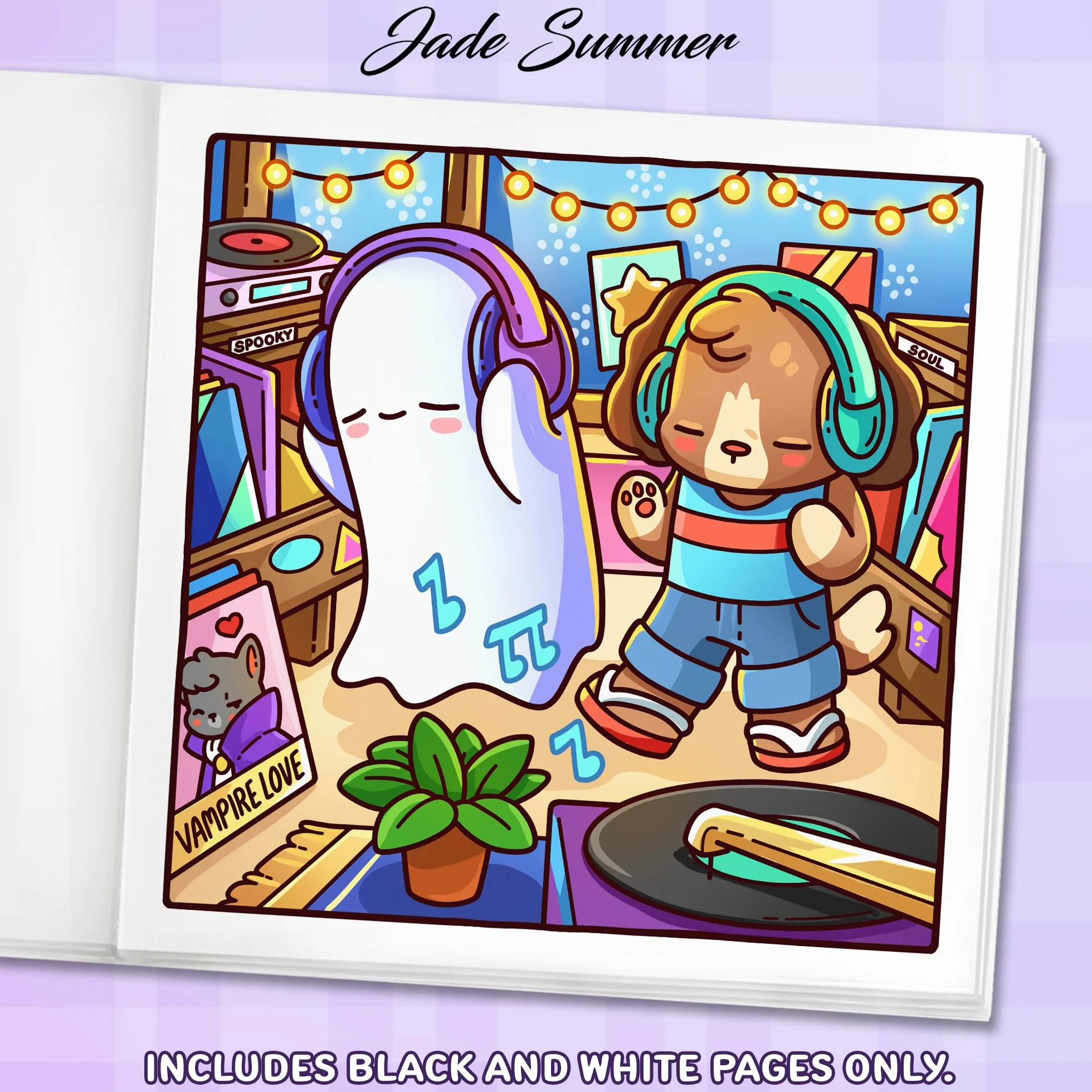 Spooky Life: Cozy Coloring Book for Adults and Teens with Cute and Creepy Everyday Scenes for Relaxation