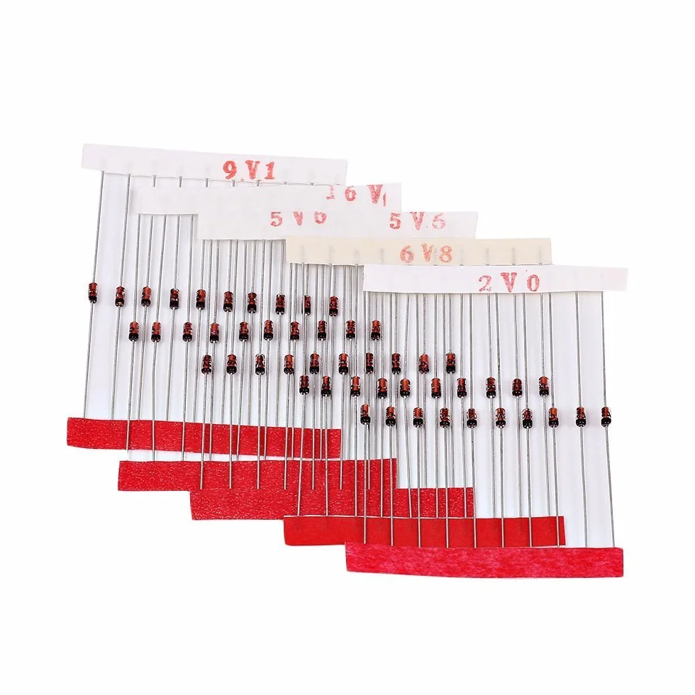 DollaTek 300Pcs (2V ~ 39V) 30 Werte 1 / 2W 0.5W Zener Diode Set gemischte Sortiment KIT