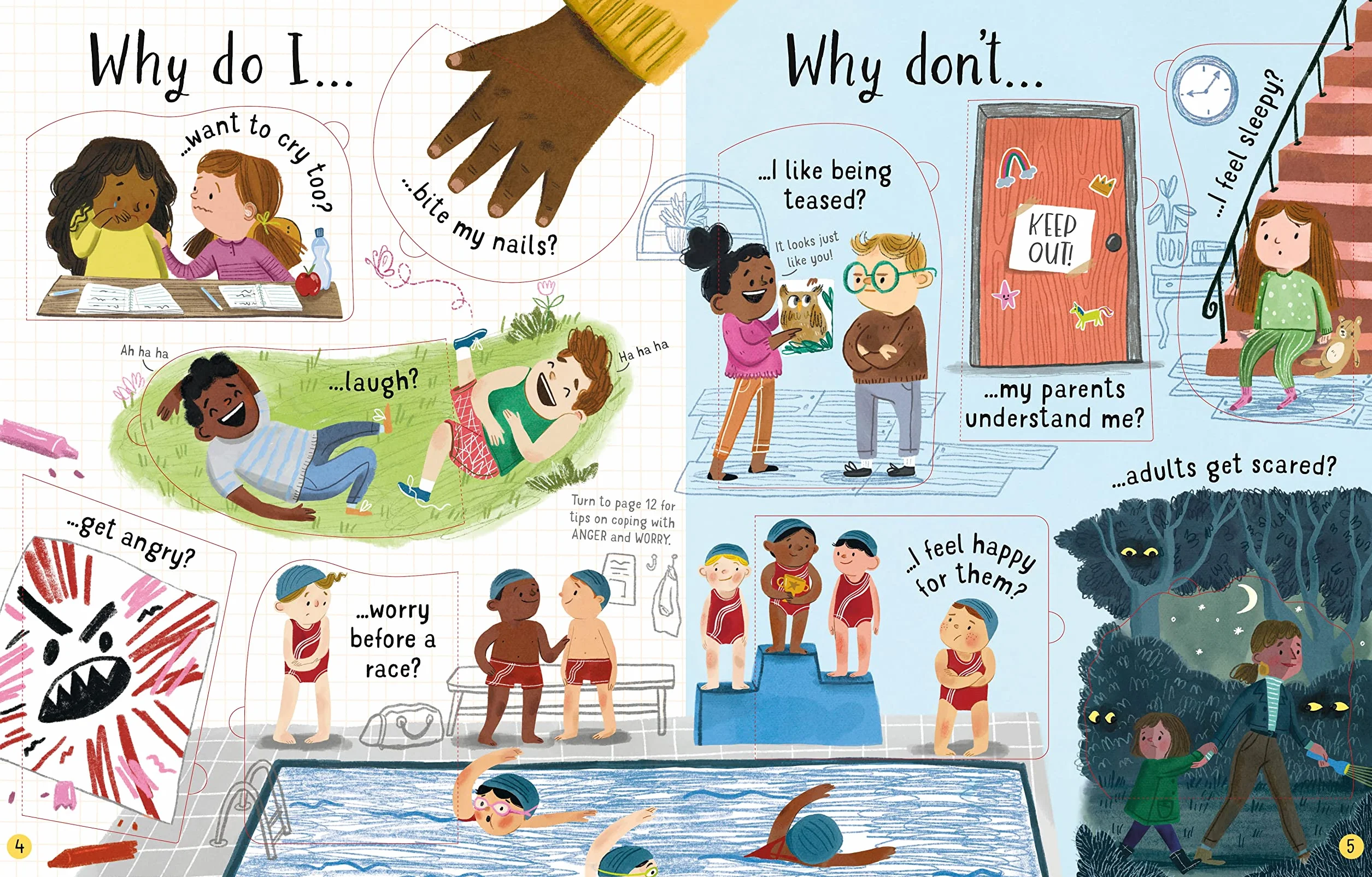 Lift-the-Flap Questions and Answers About Feelings