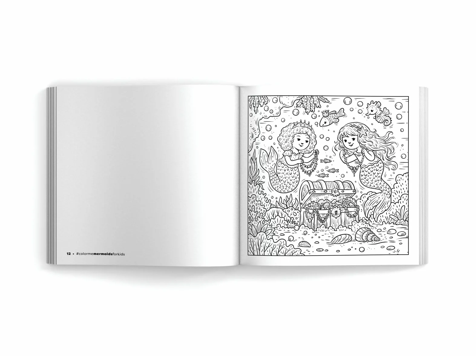 Color Me Mermaids (for Kids!): 30 Magical Coloring Pages