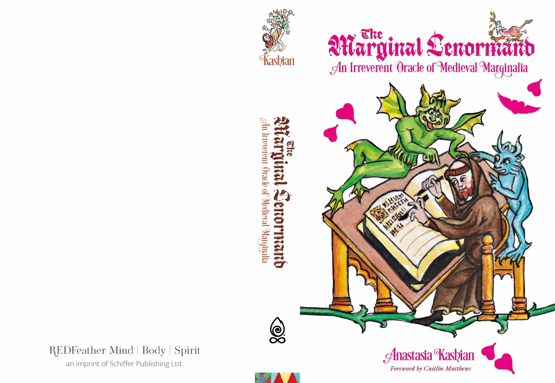 The Marginal Lenormand: An Irreverent Oracle of Medieval Marginalia (37 Cards and Guide Book)