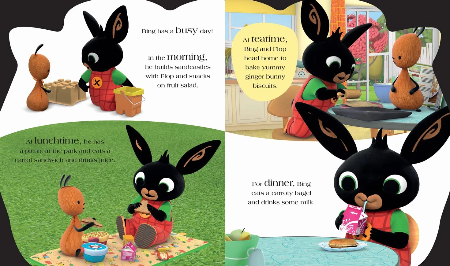 Bing Brush with Bing! Shaped Board Book for Children Toothbrushing