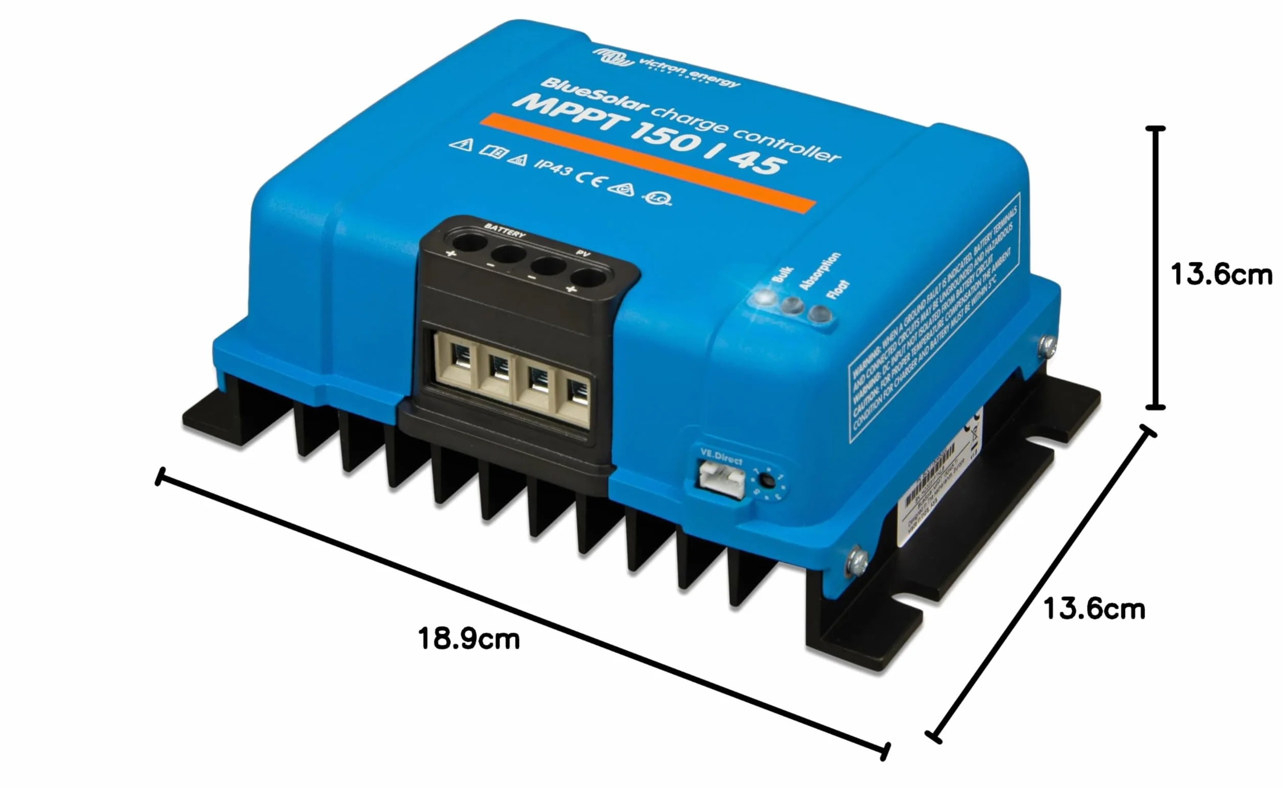 Victron Energy BlueSolar MPPT 150V 45A 12/24/36/48V Kontroler Ładowania Słonecznego