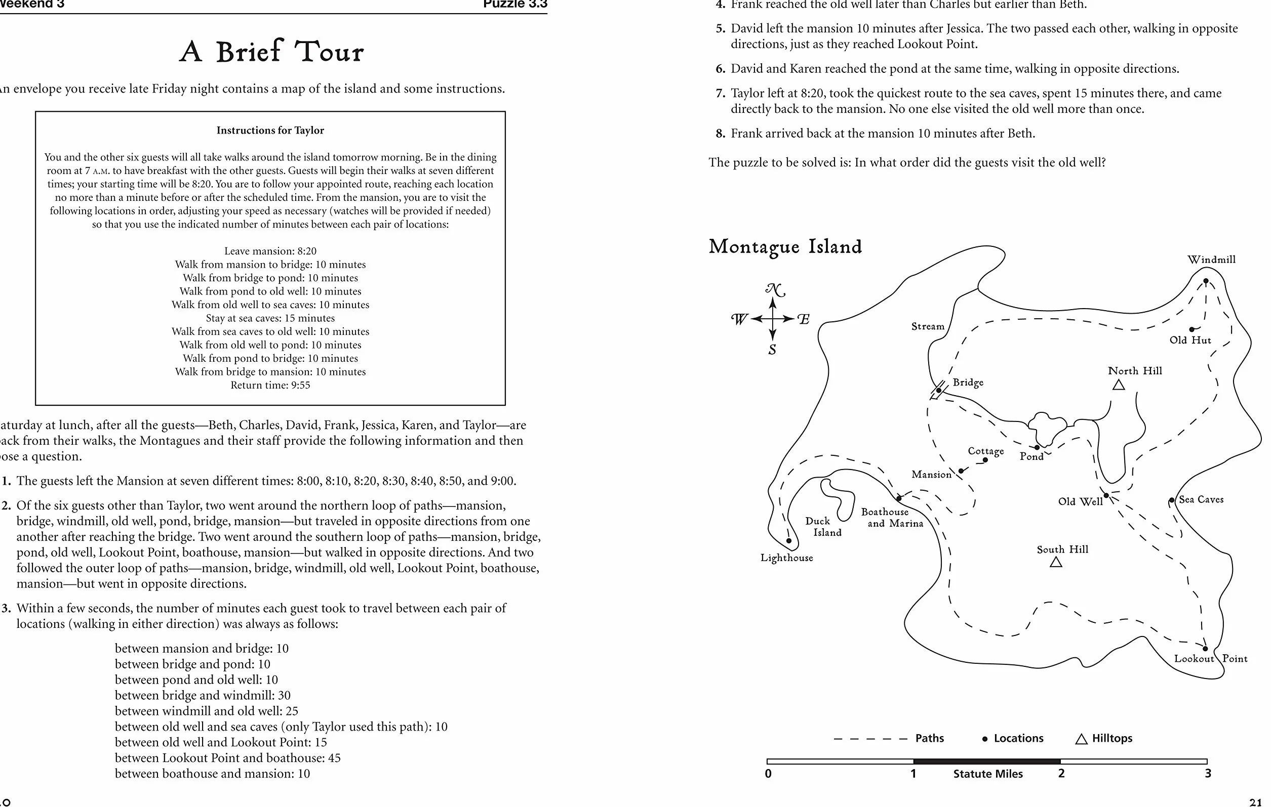 Montague Island Mysteries and Other Logic Puzzles: 1