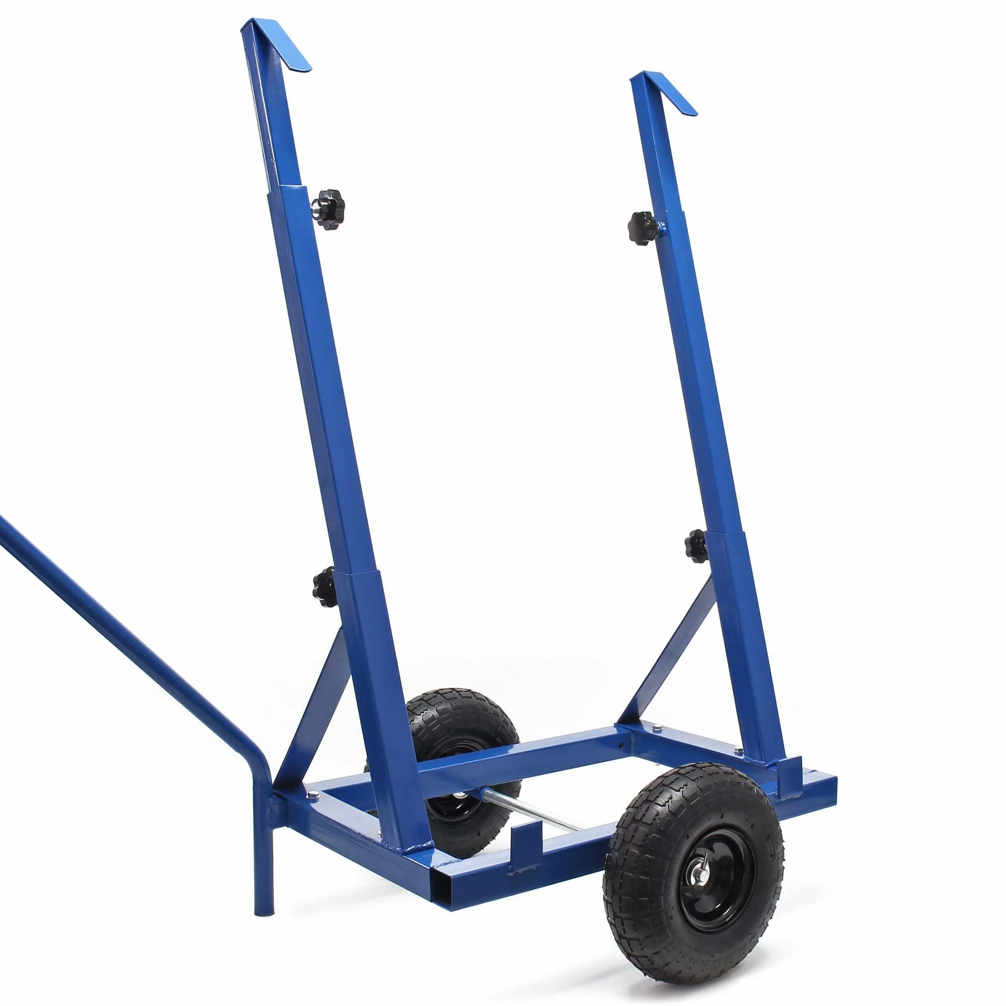 XPOtool Wózek transportowy do płyt 200 kg, regulowana wysokość mocowania 280-830 mm, 2 opony pneumatyczne, do transportu np. szyb, drwi, okien