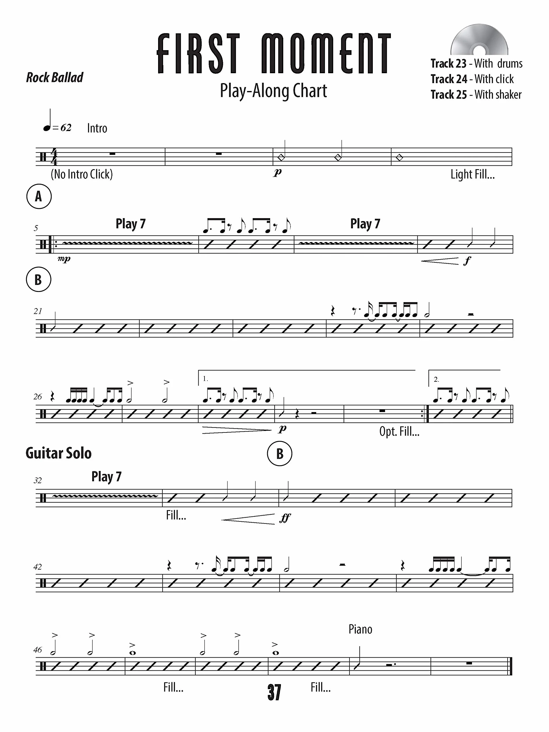 Arrival -- Drum Play Along: Contemporary Rock, Progressive, and Funk Songs for Drummers, Book & CD