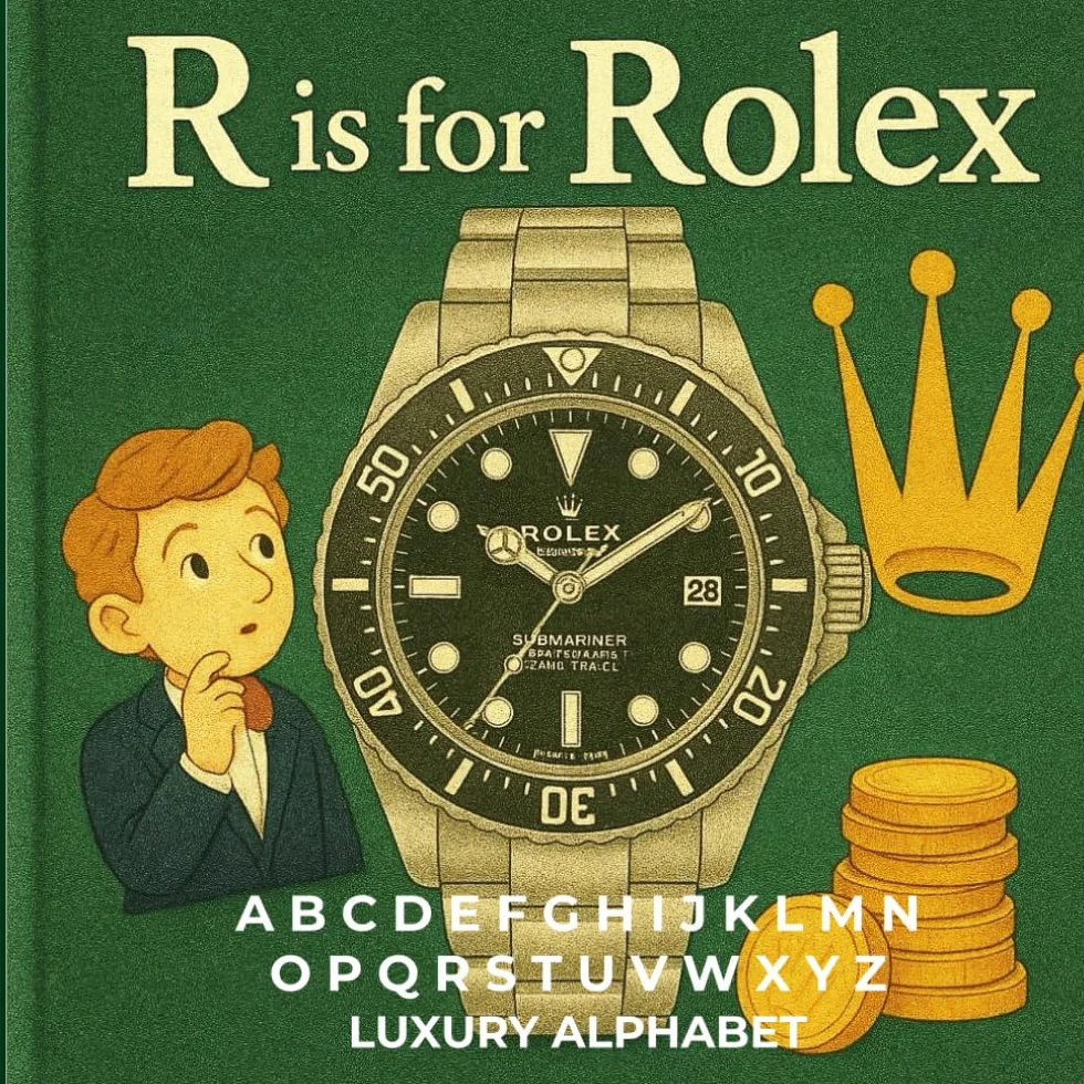 Rolex Luxury Watch Alphabet Book