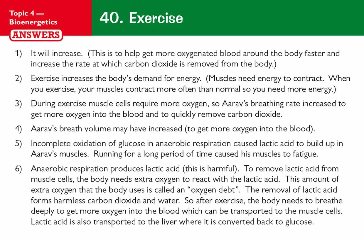 GCSE Biology AQA Revision Question Cards - Q&A cards for quick practice