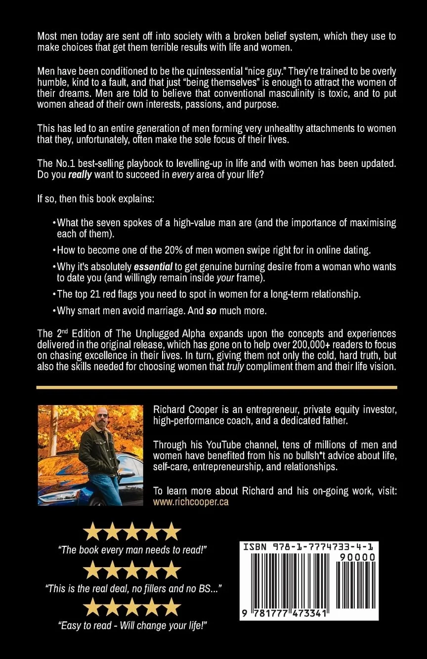 The Unplugged Alpha (2nd Edition): The No Bullsh*t Guide to Winning with Life & Women