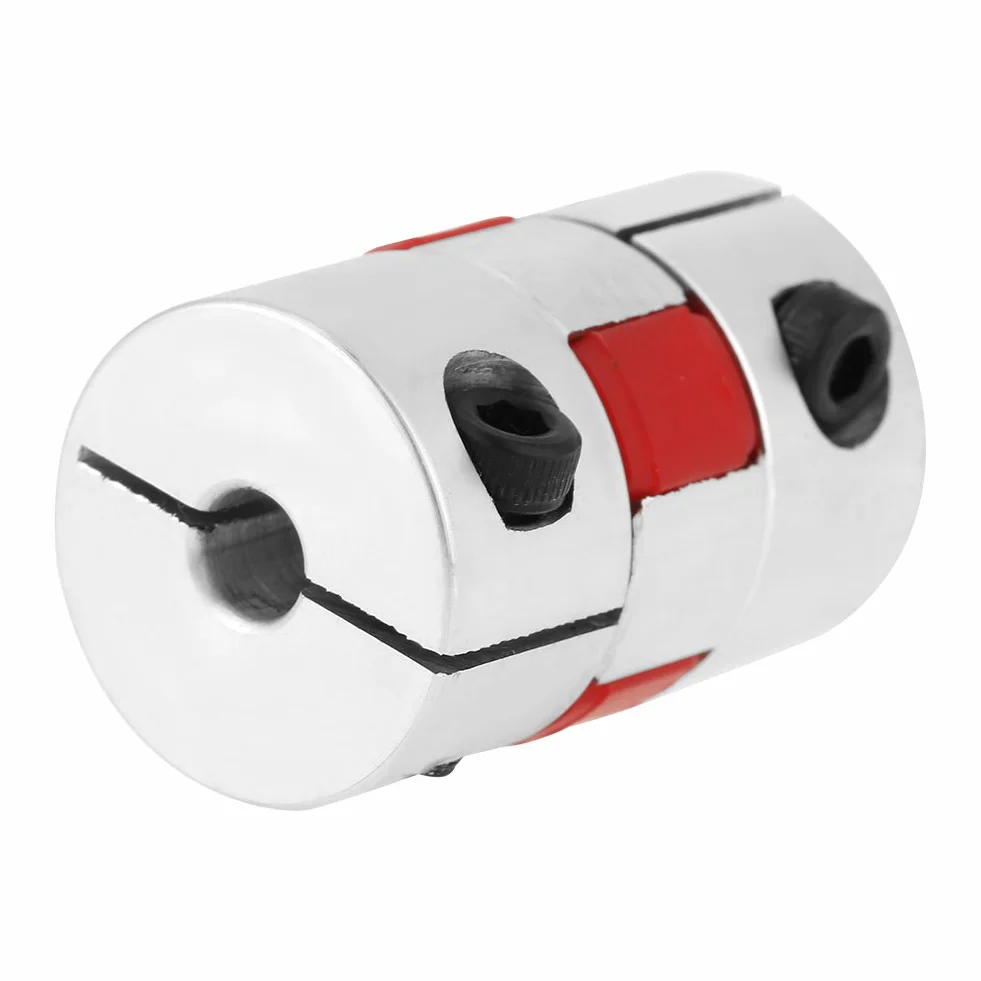 Yosoo Health Gear Elastyczne złącze 5 mm do 8 mm, złącze wału pająka CNC, do drukarki 3D CNC maszyny CNC i serwo silnik stopniowy, L25 x D20