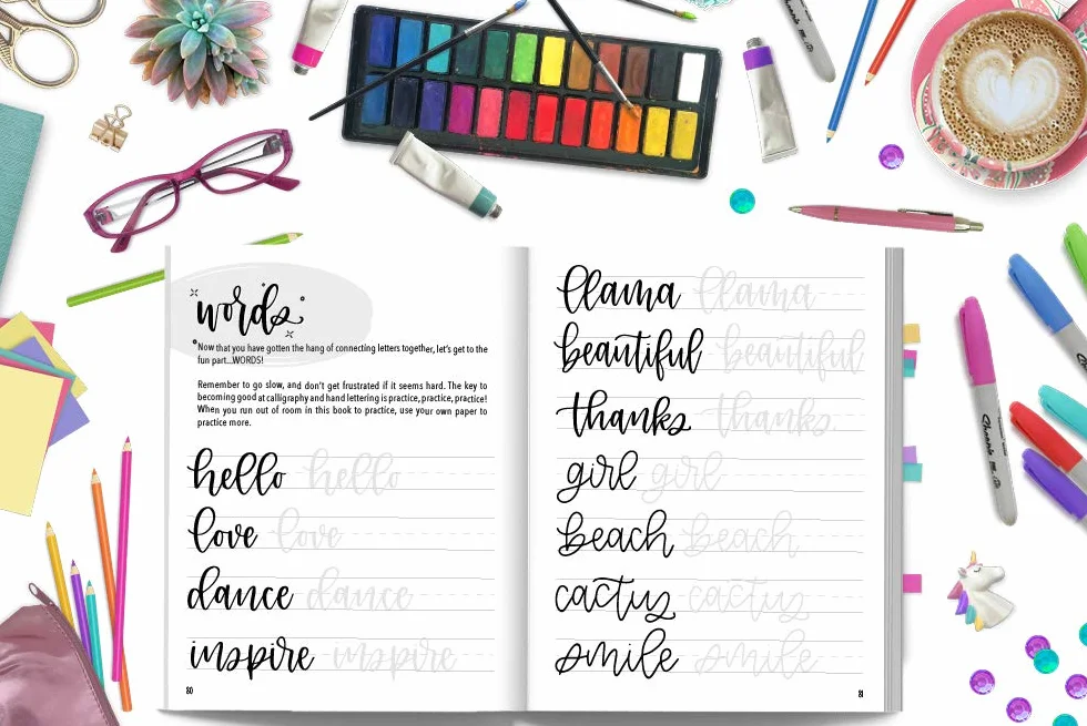 Modern Calligraphy and Hand Lettering for Kids