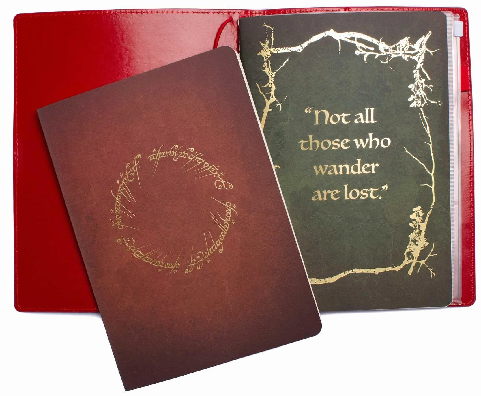 The Lord of the Rings Red Book of Westmarch Traveler's Notebook Set