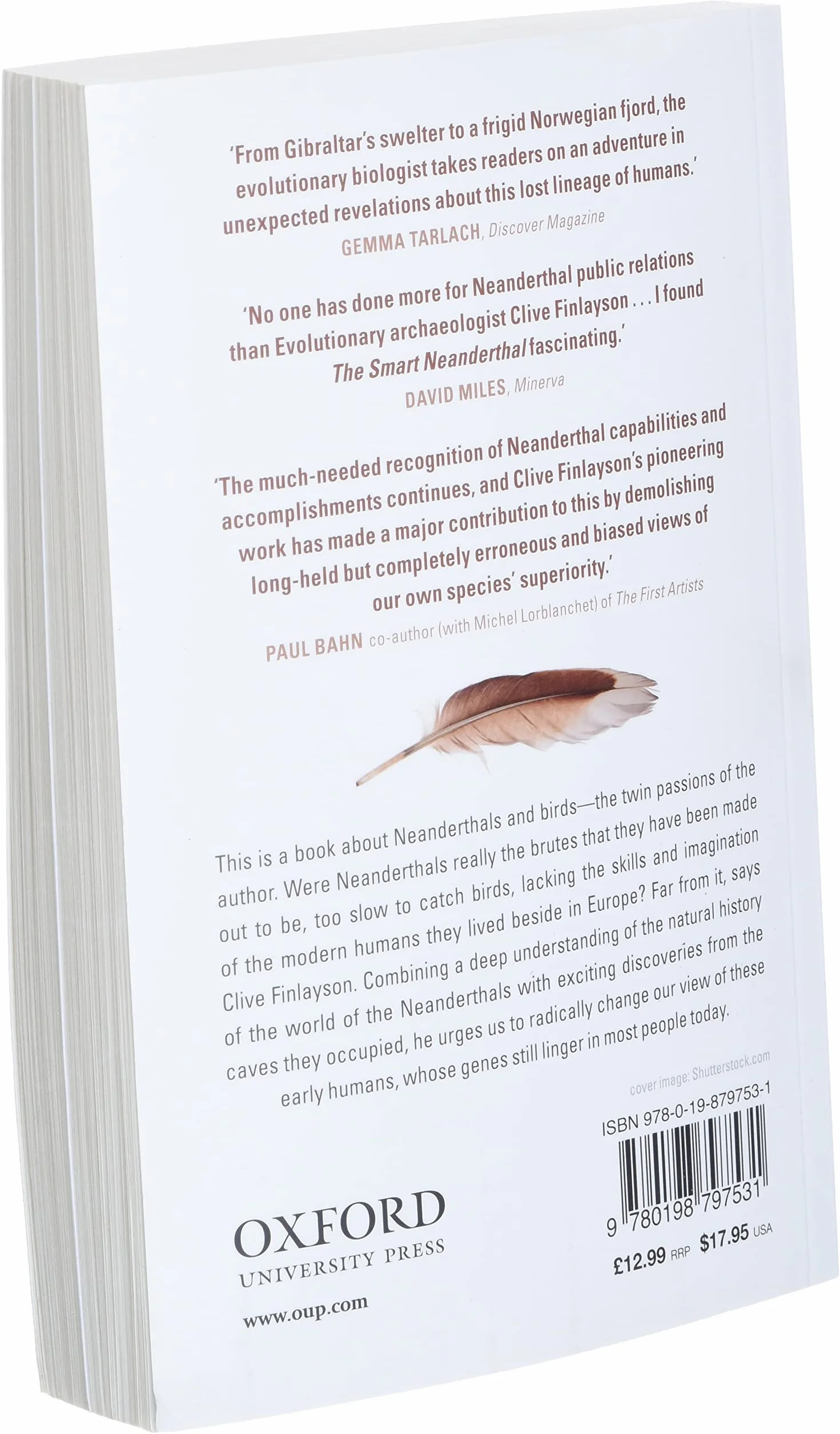 The Smart Neanderthal: Bird Catching, Cave Art, and the Cognitive Revolution