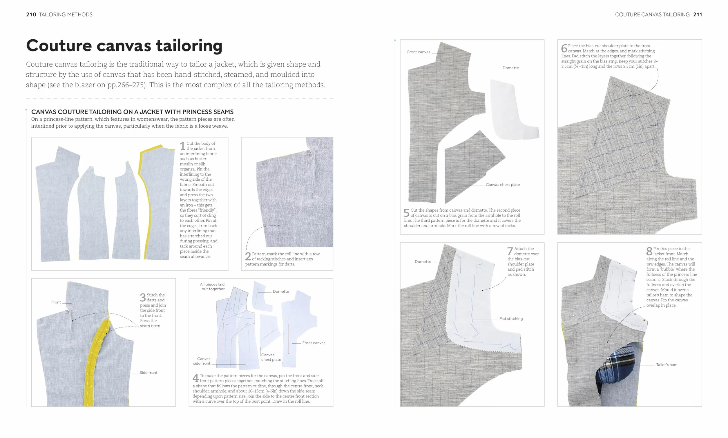 The Tailoring Book: Measuring, Cutting, Fitting, Altering, Finishing