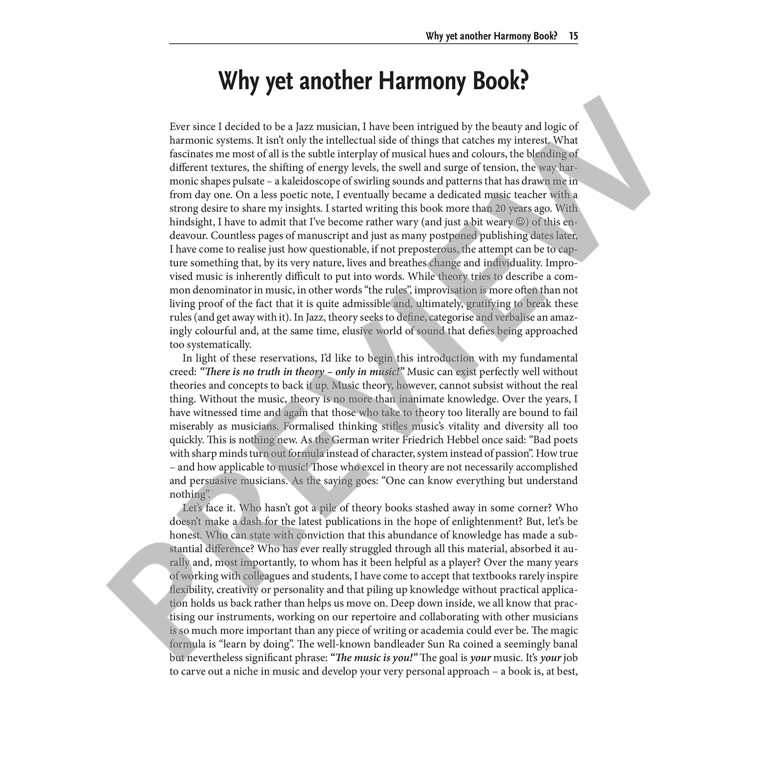 Jazz Harmony: Think - Listen - Play Practical Approach