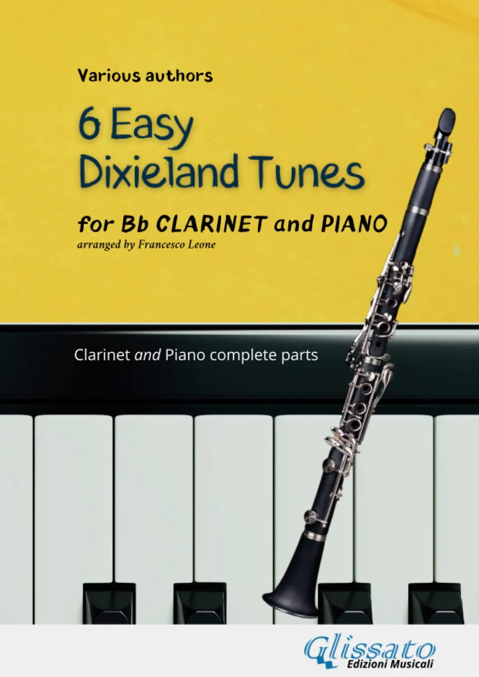 Clarinet and Piano 6 Easy Dixieland Tunes beginner intermediate