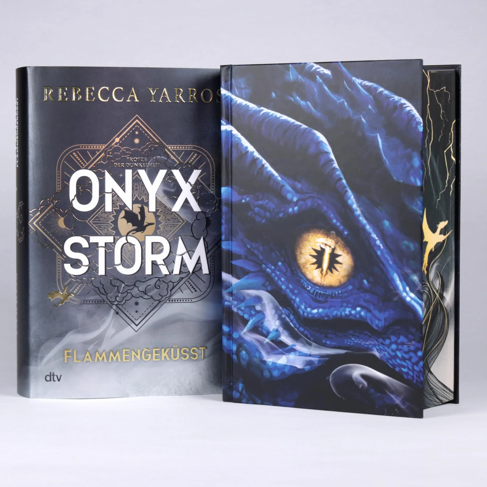Onyx Storm - Flammengeküsst: Roman | Deluxe-Ausgabe mit atemberaubendem Farbschnitt | Die heißersehnte Fortsetzung von ¿Fourth Wing¿ und ¿Iron Flame¿: 3