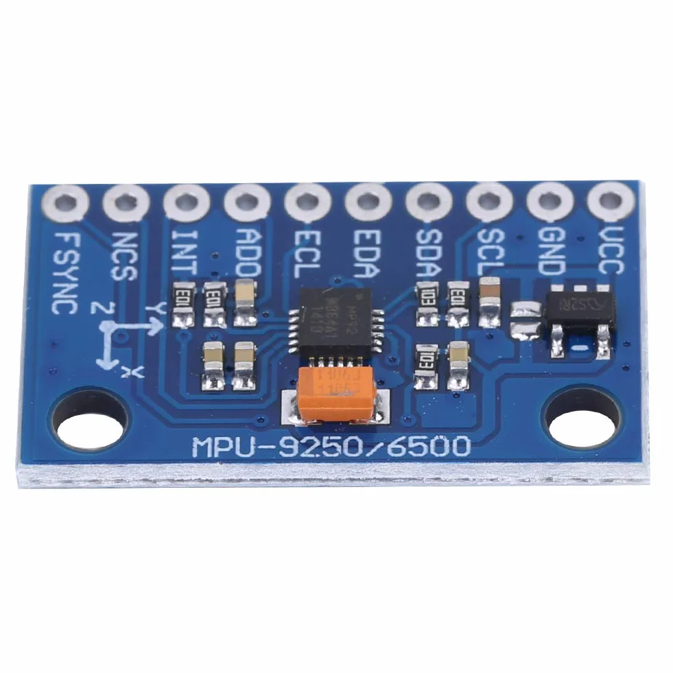NIKOU MPU-9250 moduł żyroskopowy, 9-osiowy-16-bitowy czujnik przyspieszenia 3~5V