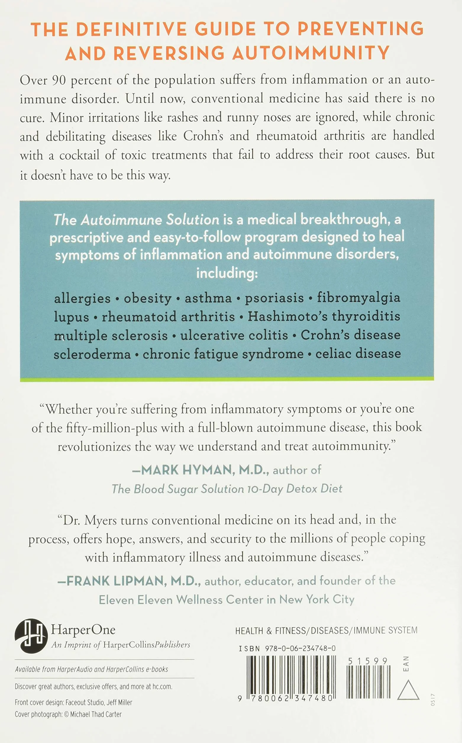 The Autoimmune Solution: Prevent and Reverse the Full Spectrum of Inflammatory Symptoms and Diseases