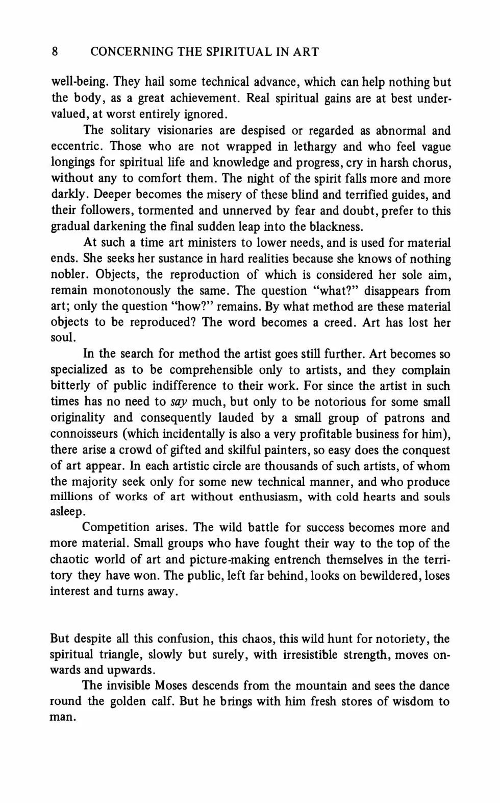 Concerning the Spiritual in Art