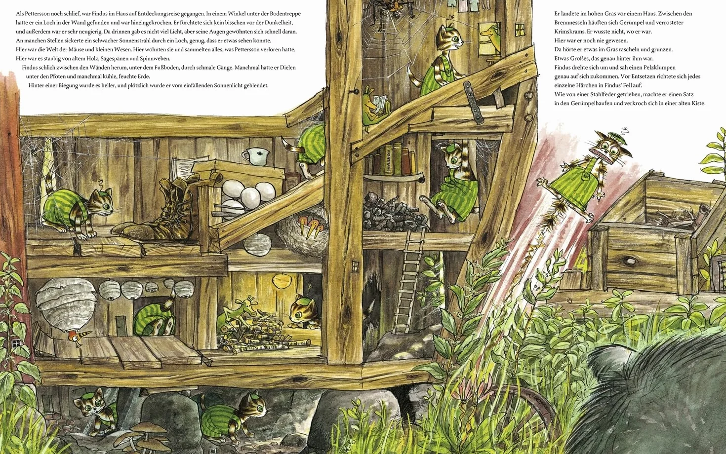 Pettersson und Findus. Wie Findus zu Pettersson kam: Riesen-Pappbilderbuch