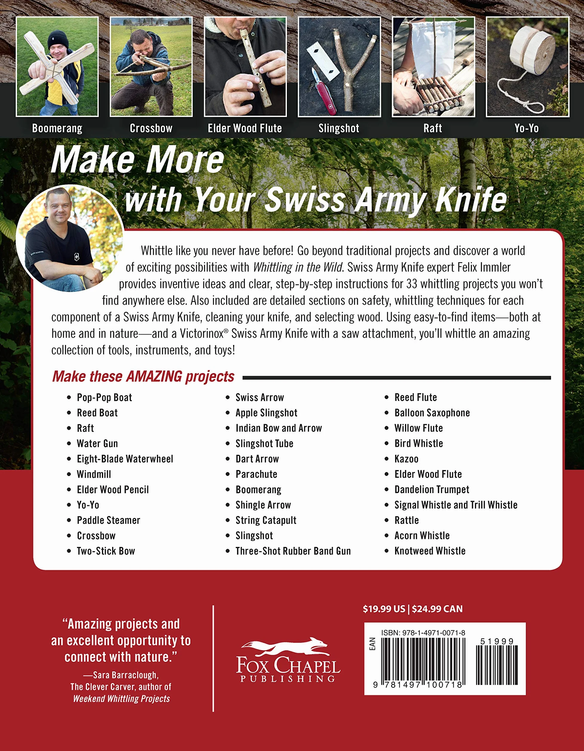 Victorinox Swiss Army Knife Whittling in the Wild: 30+ Wood Projects