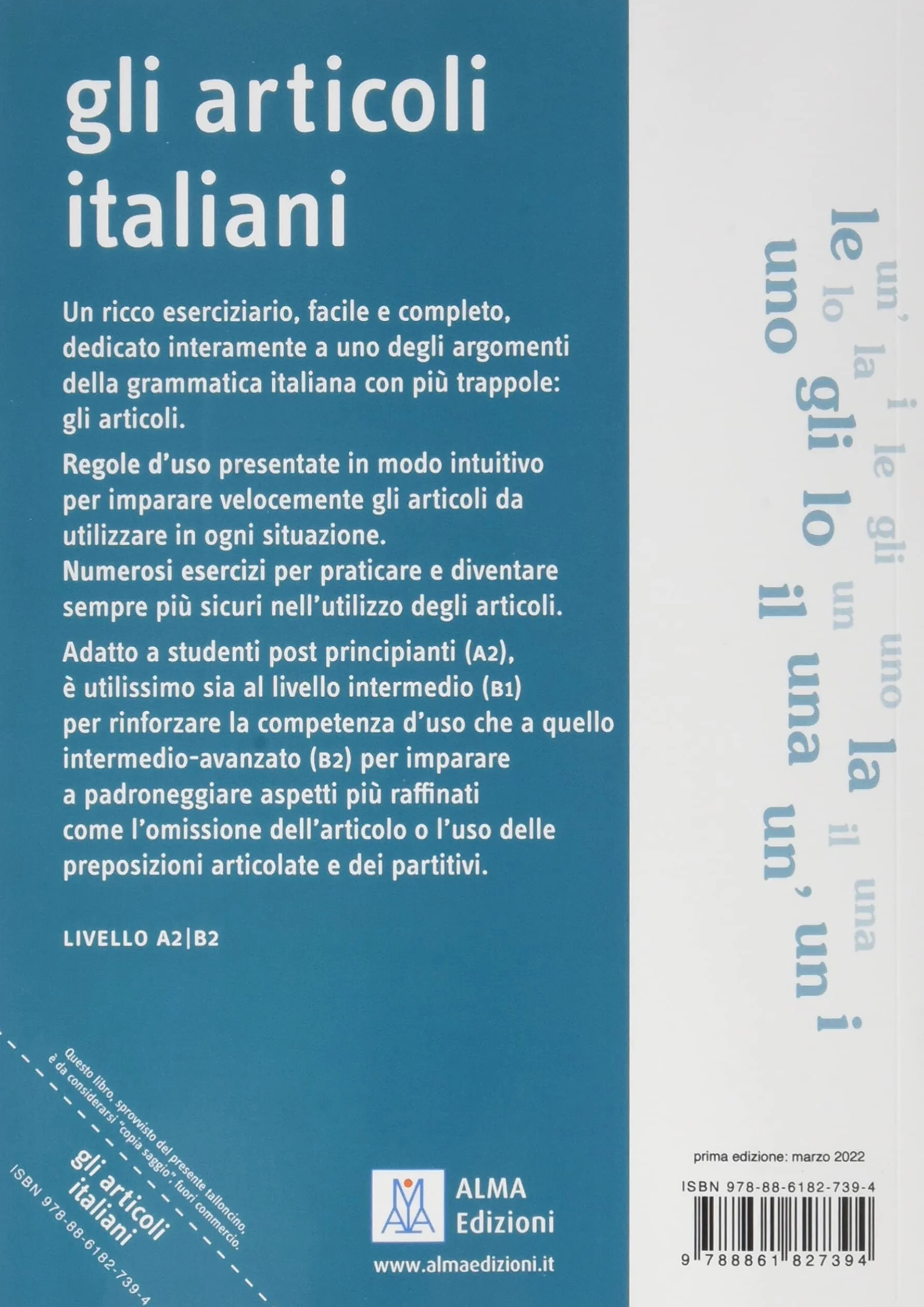 Gli articoli italiani A2-B2