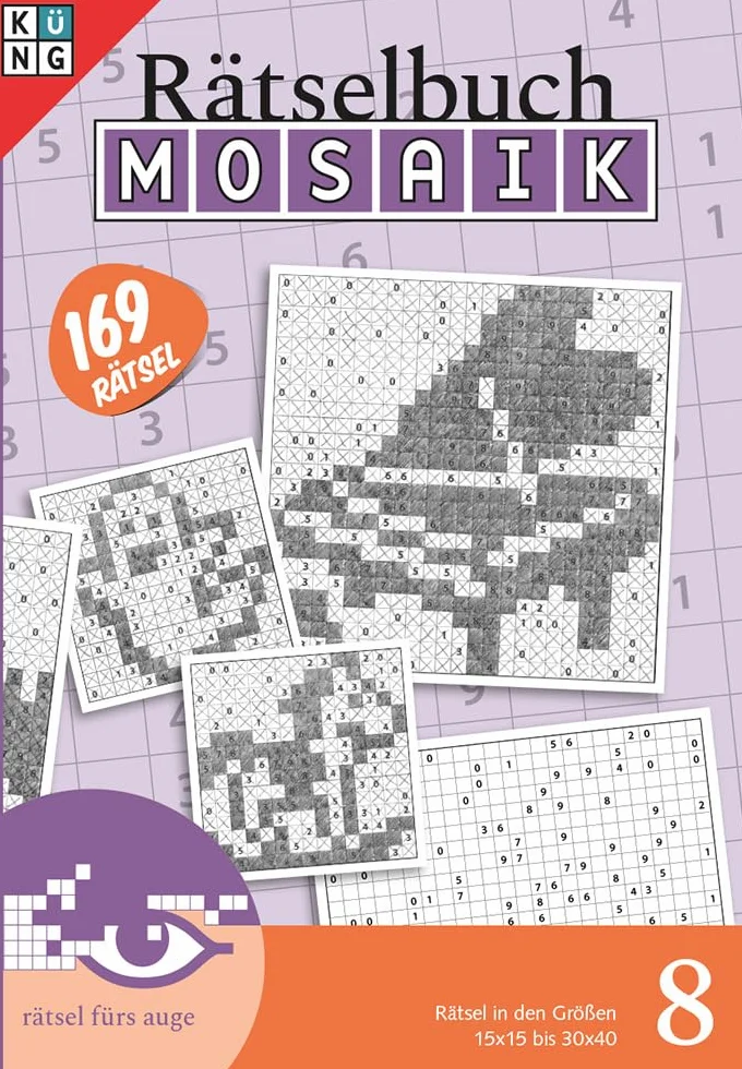 Mosaik-Rätselbuch 8: Rätsel fürs Auge