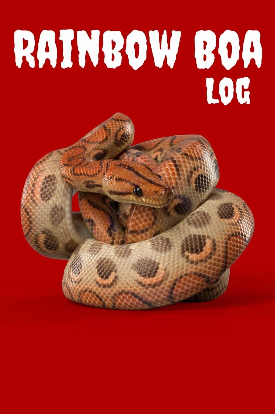 Rainbow Boa Care Log Book: Daily Pet Snake Accessories for Temperature & Equipment Maintenance