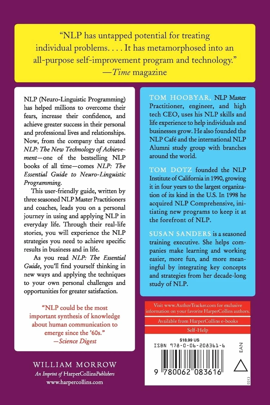 NLP: The Essential Guide to Neuro-Linguistic Programming