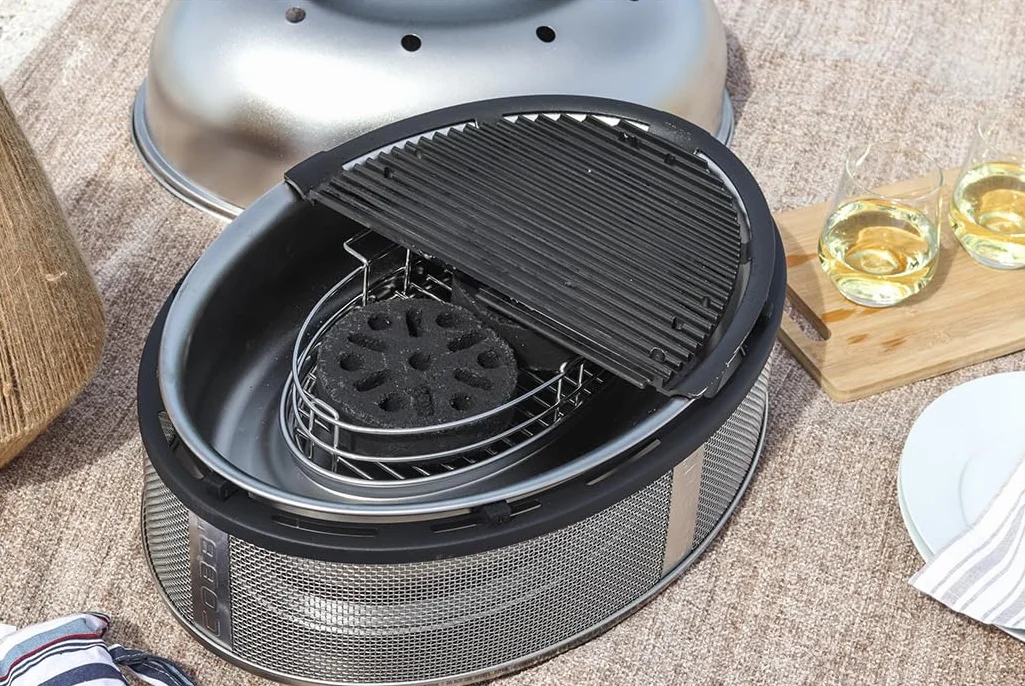 COBB Płyta grillowa Griddle + Supreme (płyta z powłoką zapobiegającą przywieraniu, dzielona, akcesoria do grilla Supreme, akcesoria do grilla, optymalne rozprowadzanie ciepła) 618-1