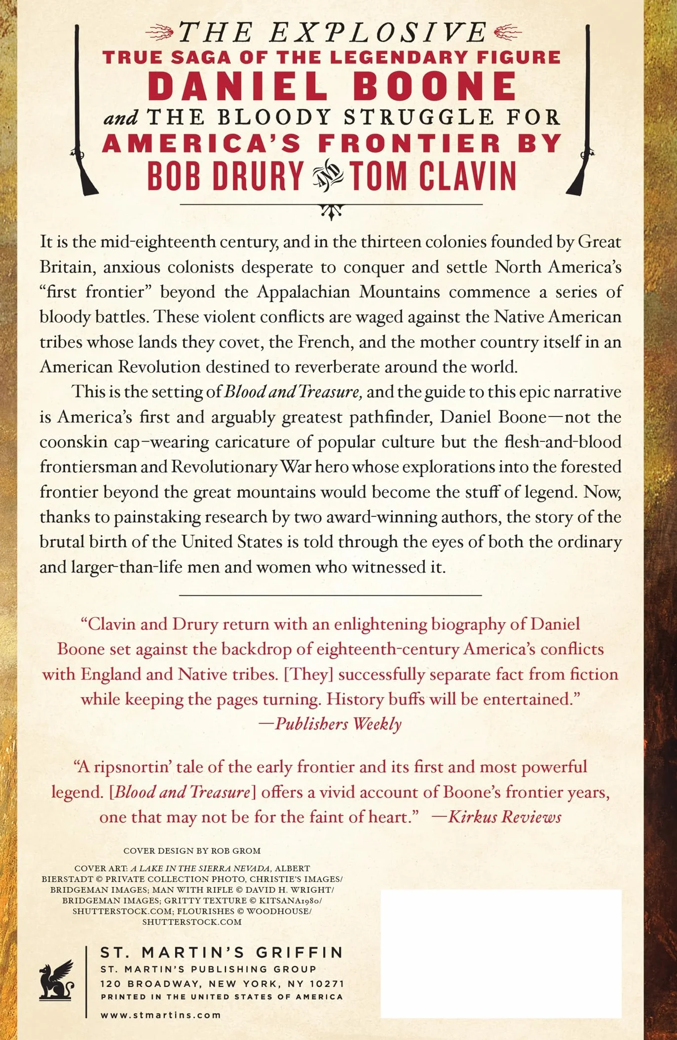 Blood and Treasure: Daniel Boone and the Fight for America's First Frontier