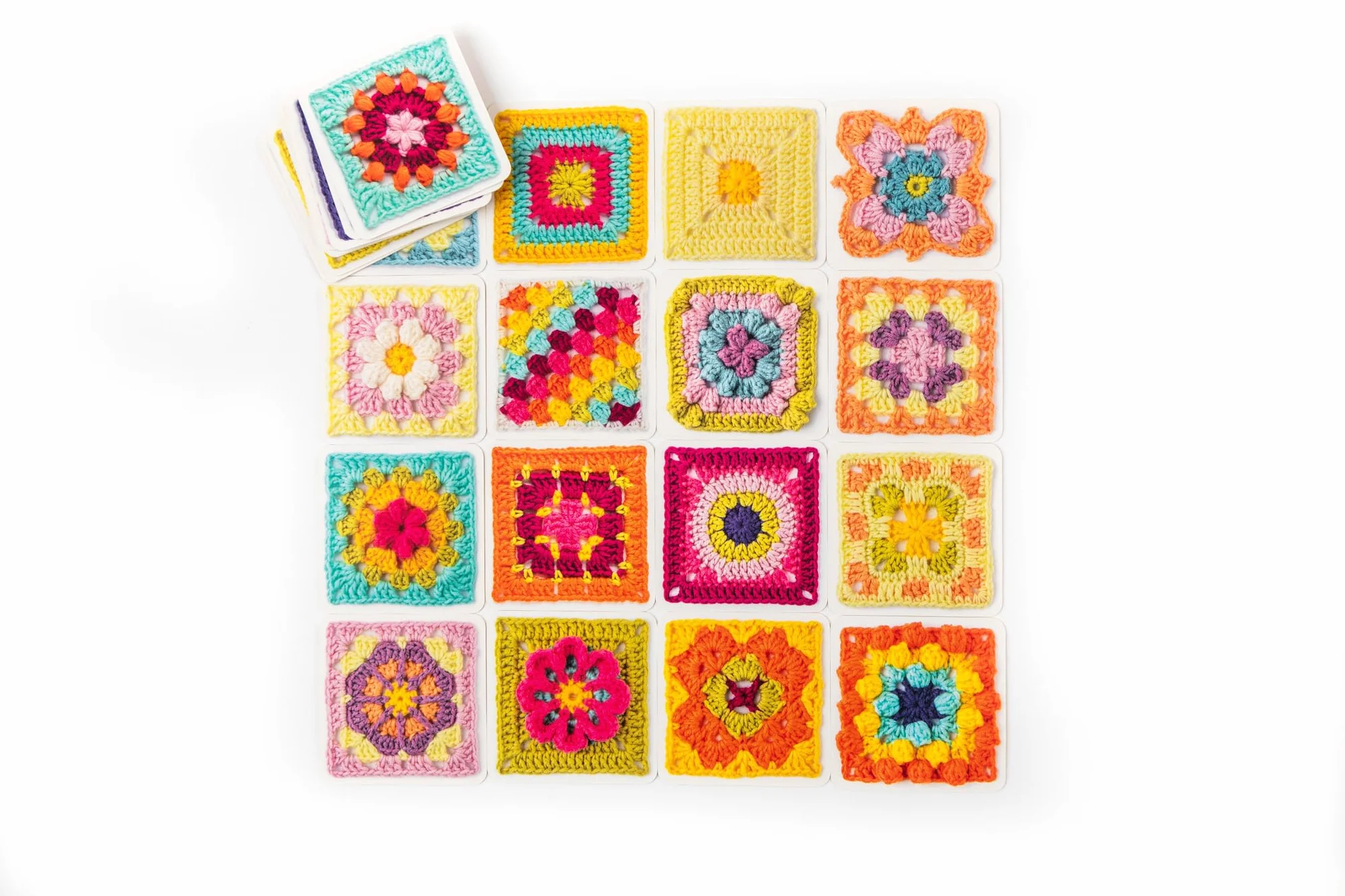 The Granny Square Card Deck: 50 Mix and Match Designs