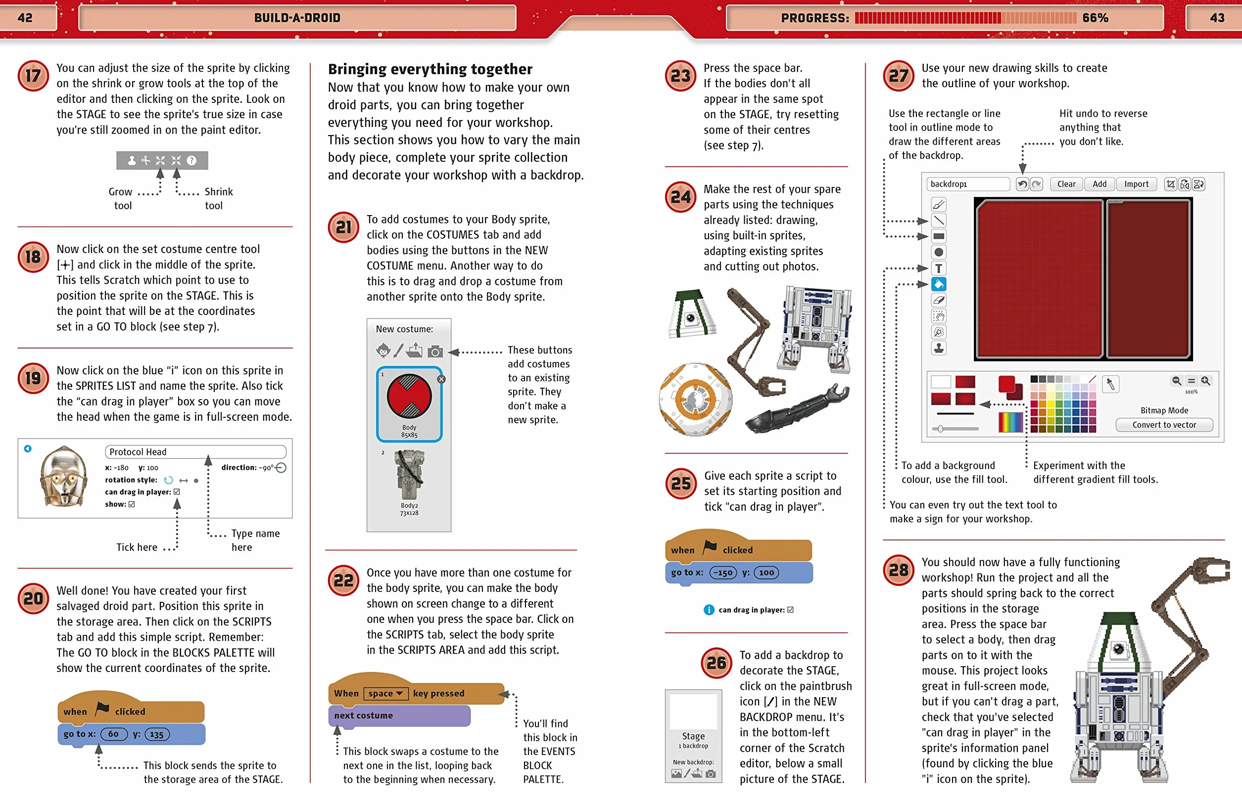 Star Wars Coding Projects: Step-by-Step Visual Guide to Animations, Games & Simulations