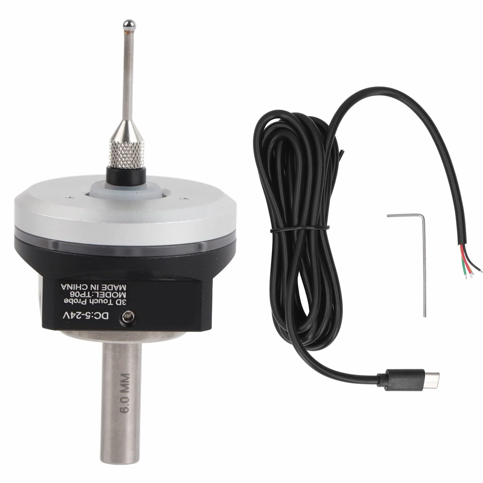 Lokalizator Krawędzi 3D Wysoka Dokładność Stal Wolframowa DC 5~24V do CNC Mach3