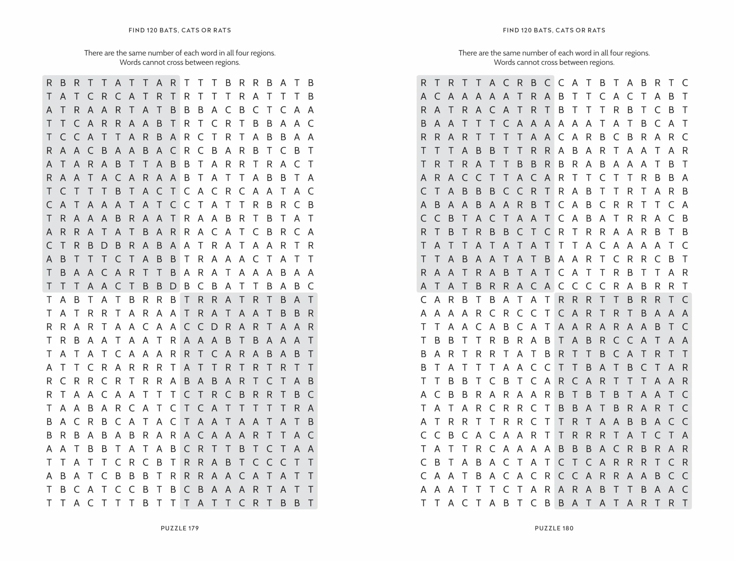 Bats, Cats and Rats: The Almost Impossible Spooky Wordsearch
