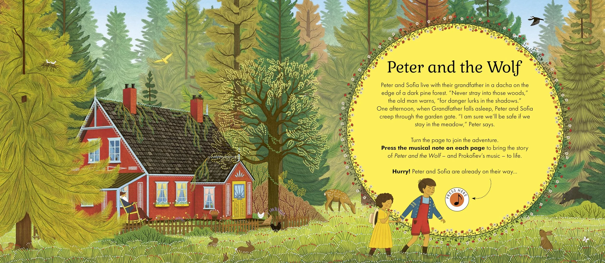 The Story Orchestra: Peter and the Wolf /anglais: Volume 9 Press the note to hear Prokofiev's music